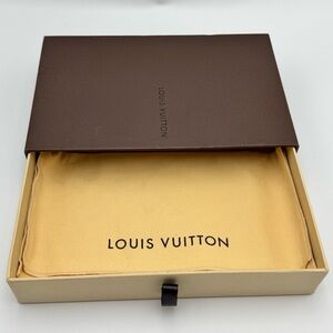 Empty Louis Vuitton Box Gift Packaging Dust Cloth Storage Display Authentic